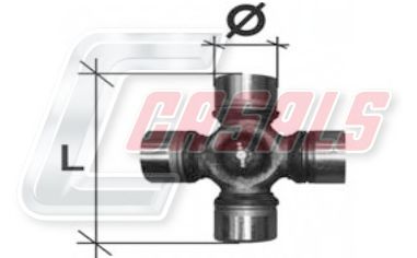 Шарнир, продольный вал CASALS CR24