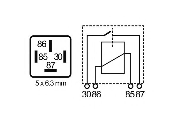 Реле, рабочий ток NAGARES 02386