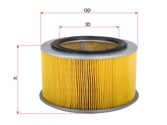 Воздушный фильтр SAKURA  Automotive A-1008