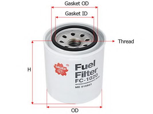 Топливный фильтр SAKURA  Automotive FC1020