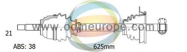 Приводной вал ODM-MULTIPARTS 18-291172