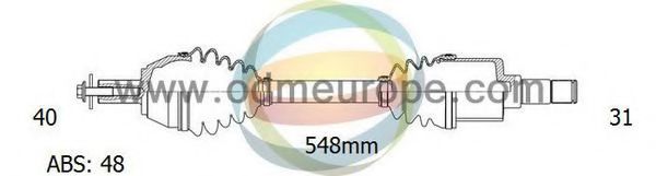 Приводной вал ODM-MULTIPARTS 18-151271