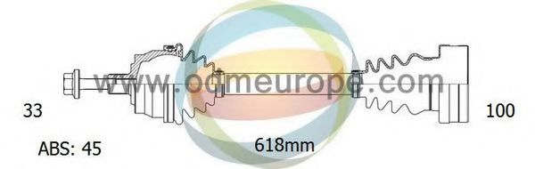 Приводной вал ODM-MULTIPARTS 18-213231