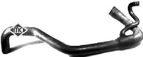 Шланг радиатора Metalcaucho 08496