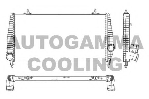 Интеркулер AUTOGAMMA 105822
