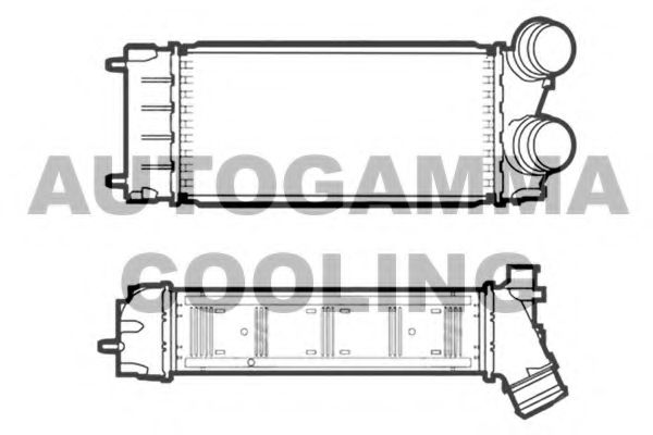 Интеркулер AUTOGAMMA 107467