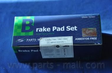 Комплект тормозных колодок, дисковый тормоз PARTS-MALL PKA-E04