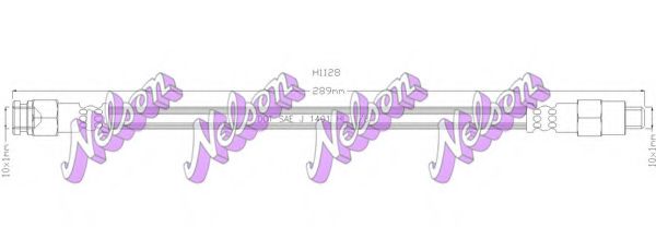 Тормозной шланг Brovex-Nelson H1128