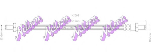 Тормозной шланг Brovex-Nelson H1508