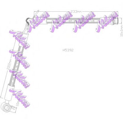 Тормозной шланг Brovex-Nelson H5392