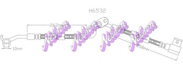 Тормозной шланг Brovex-Nelson H6532
