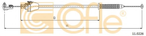 Тросик газа COFLE 11.0226