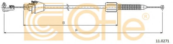 Тросик газа COFLE 11.0271