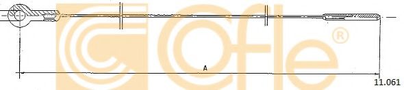 Тросик газа COFLE 11061