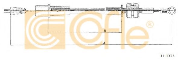 Тросик газа COFLE 11.1323