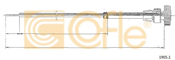 Тросик стартера COFLE 1905.1