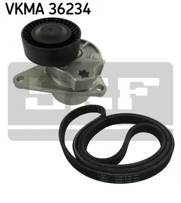 Поликлиновой ременный комплект SKF VKMA 36234