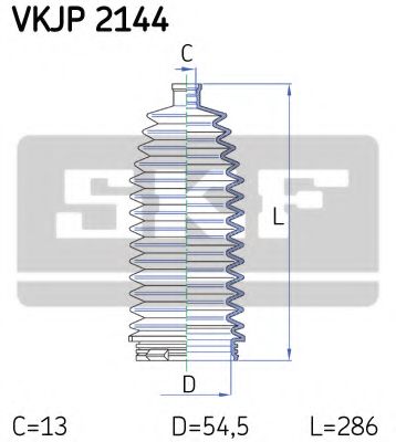 Комплект пылника, рулевое управление SKF VKJP 2144