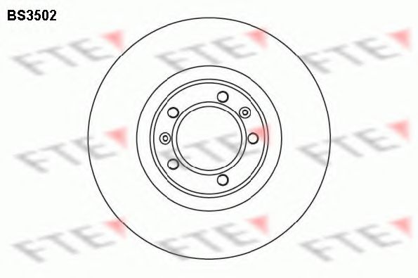 Тормозной диск FTE BS3502