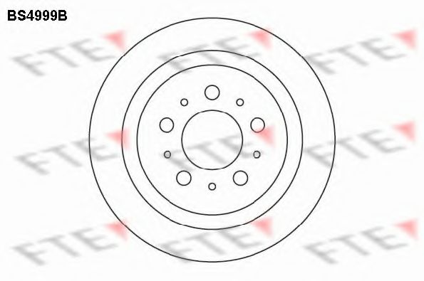 Тормозной диск SEBRO 107236