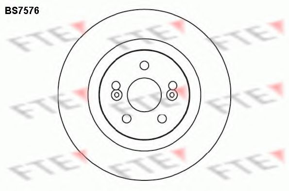 Тормозной диск FTE BS7576