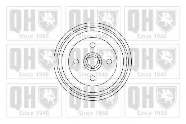 Тормозной барабан QUINTON HAZELL BDR250