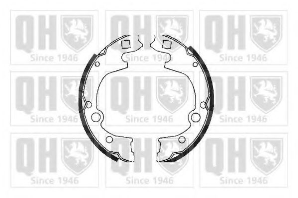 Комплект тормозных колодок QUINTON HAZELL BS1067
