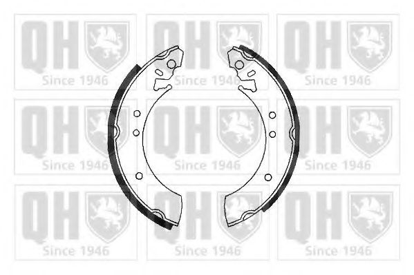 Комплект тормозных колодок QUINTON HAZELL BS509