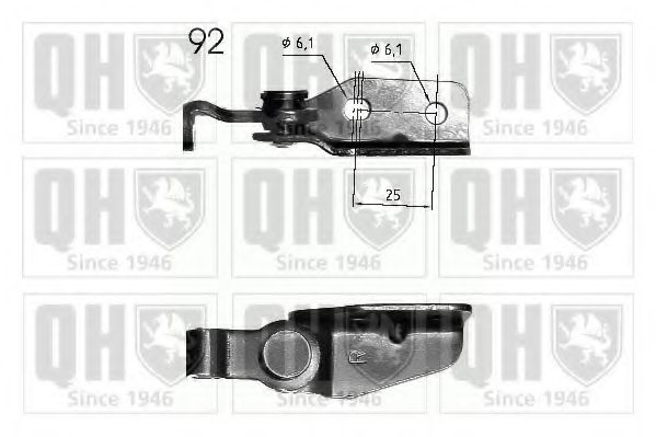 Газовая пружина, крышка багажник QUINTON HAZELL QTS840223