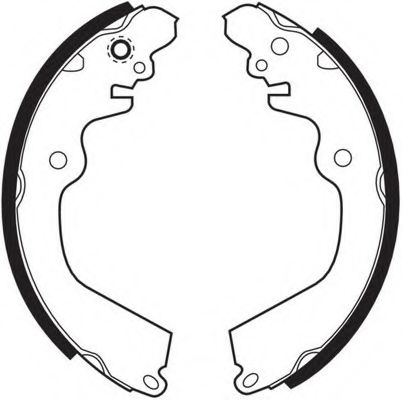 Комплект тормозных колодок FERODO FSB404