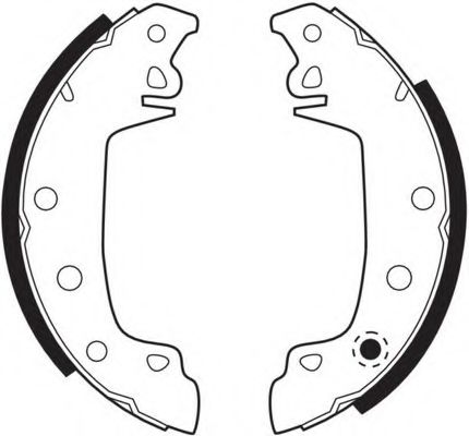 Комплект тормозных колодок FERODO FSB43