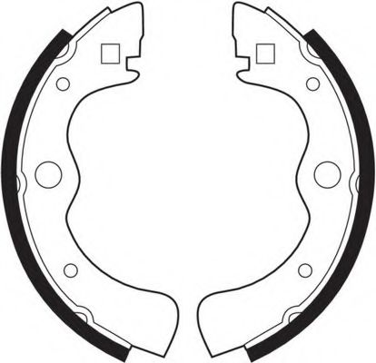 Комплект тормозных колодок FERODO FSB52