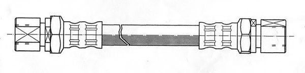 Тормозной шланг FERODO FHY3031