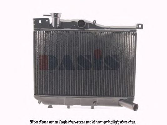 Радиатор, охлаждение двигателя AKS DASIS MZ2015