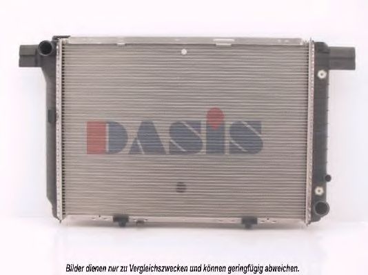 Радиатор, охлаждение двигателя AKS DASIS 0304301