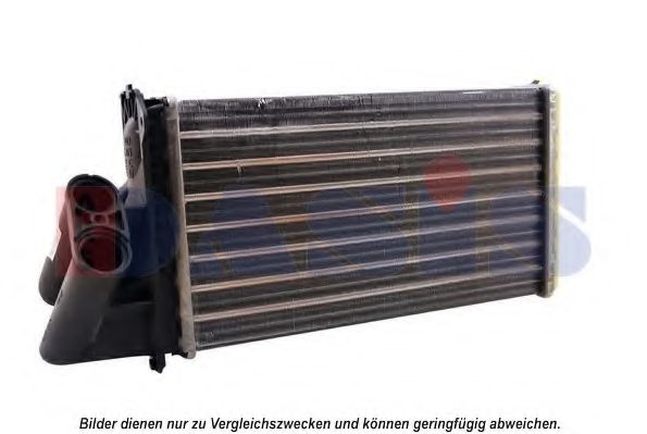 Теплообменник, отопление салона AKS DASIS RT6229