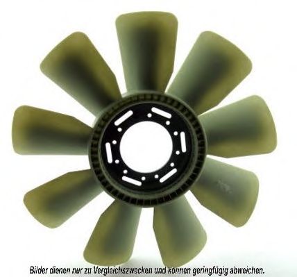 Крыльчатка вентилятора, охлаждение двигателя AKS DASIS 298018N