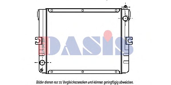 Радиатор, охлаждение двигателя AKS DASIS 400360N