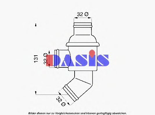 Термостат, охлаждающая жидкость AKS DASIS 334471