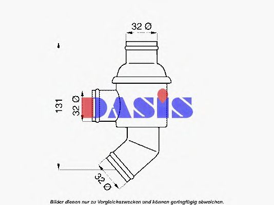 Термостат, охлаждающая жидкость AKS DASIS 334475