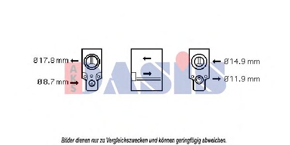 Расширительный клапан, кондиционер AKS DASIS 8502201