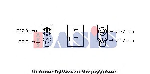 Расширительный клапан, кондиционер AKS DASIS 840520N