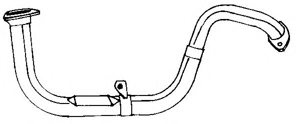 Труба выхлопного газа AKS DASIS SG20133
