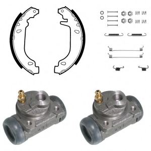 Комплект тормозных колодок DELPHI KP732