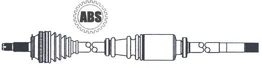 Приводной вал FARCOM 123105