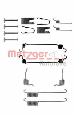 Комплектующие, тормозная колодка METZGER 105-0751