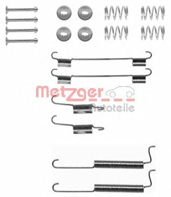 Комплектующие, тормозная колодка METZGER 105-0795