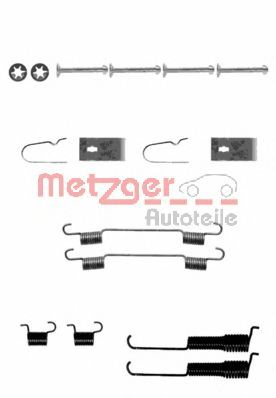 Комплектующие, тормозная колодка METZGER 105-0800