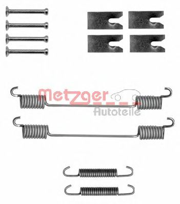 Комплектующие, тормозная колодка METZGER 105-0836