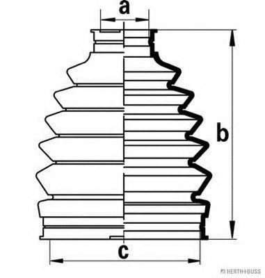Комплект пылника, приводной вал MAGNETI MARELLI 600000064560